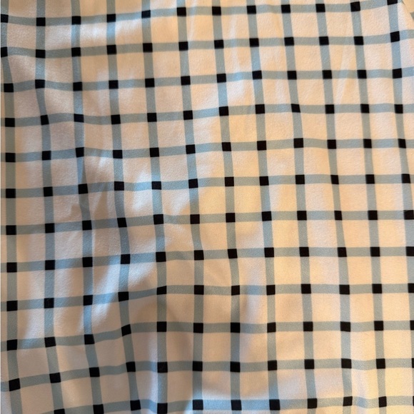 NWOT Unbranded Women’s XL Loose Fit Elastic Waist Bottoms White Black Blue - Picture 3 of 11